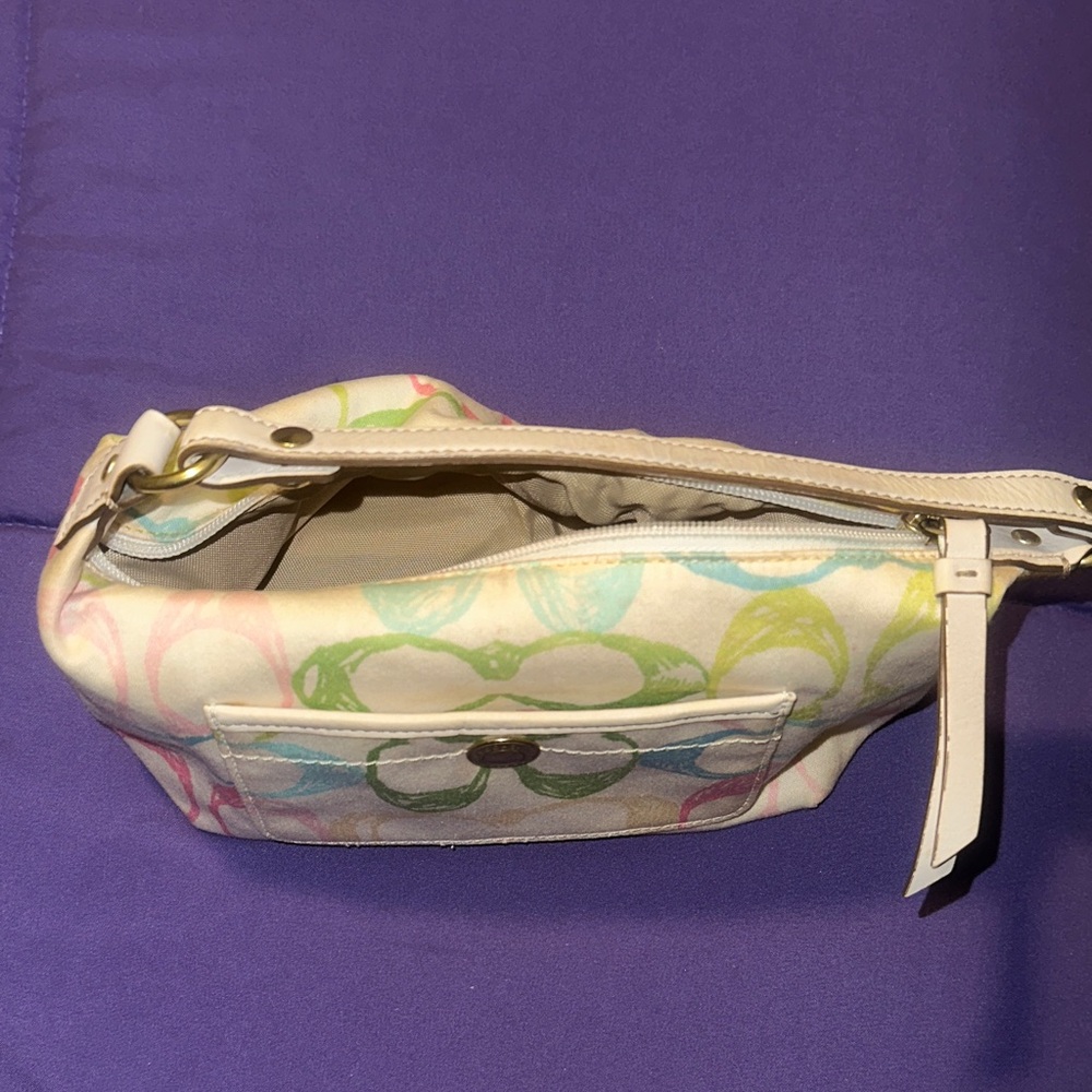 Coach Multicolor Floral Wristlet